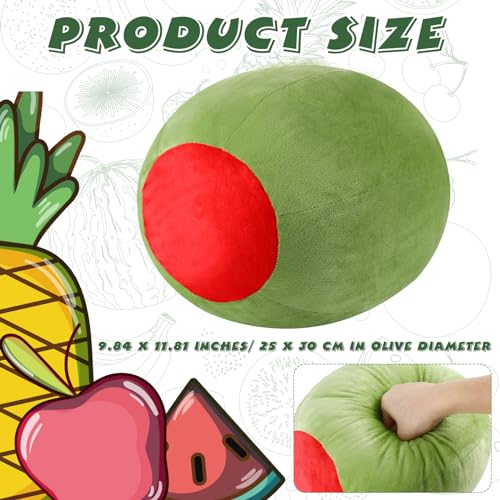 Kawaii Fruit Plush Pillow - Olive Cushion Toy