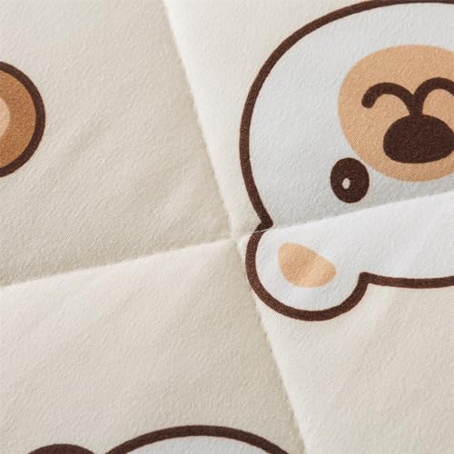 Kawaii Bear Comforter Set Twin Size for Kids