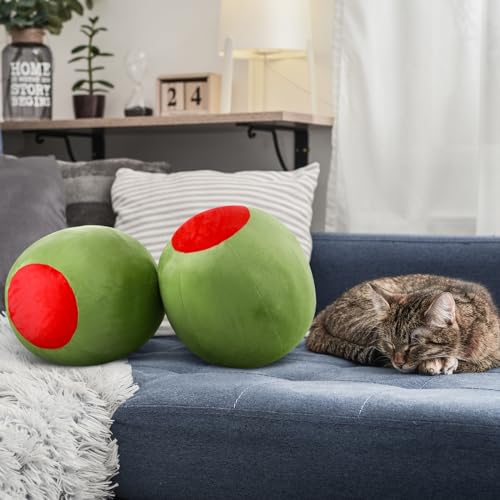 Kawaii Fruit Plush Pillow - Olive Cushion Toy