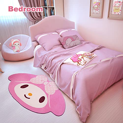 My Melody Pink Kawaii Plush Area Rug 5FT