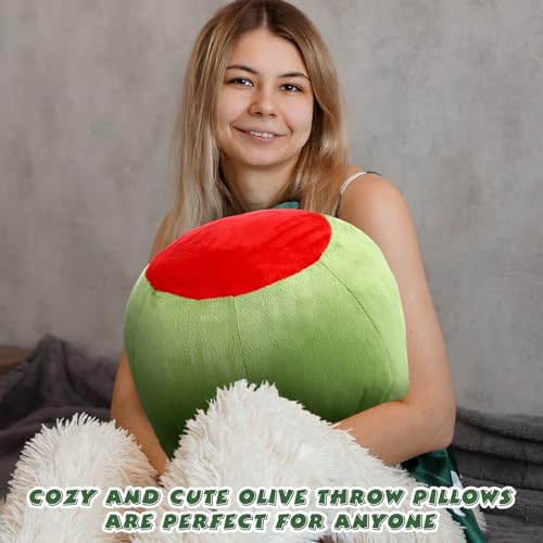 Kawaii Fruit Plush Pillow - Olive Cushion Toy