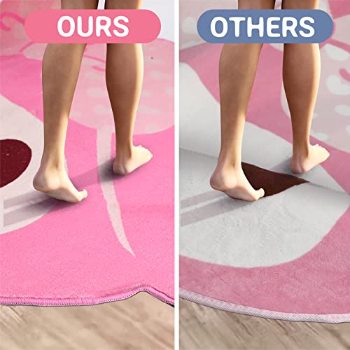 My Melody Pink Kawaii Plush Area Rug 5FT