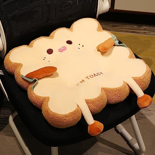 Kawaii Toast Chair Cushions - Set of 2