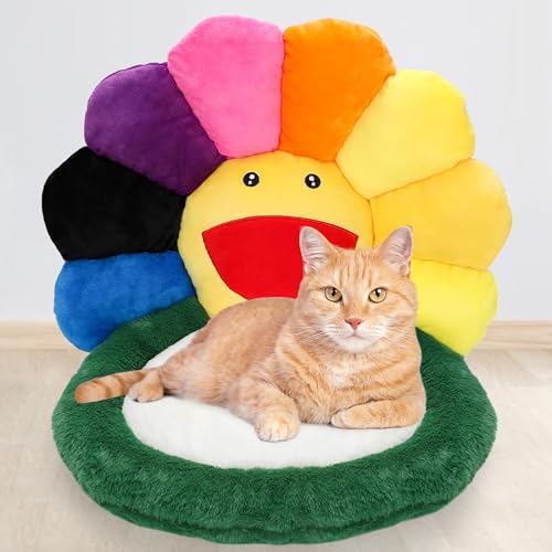 Kawaii Flower Plush Cushion for Gaming & Home