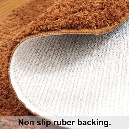 Kawaii Bear Plush Bath Mat for Kids