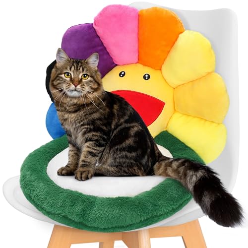 Kawaii Flower Plush Cushion for Gaming & Home