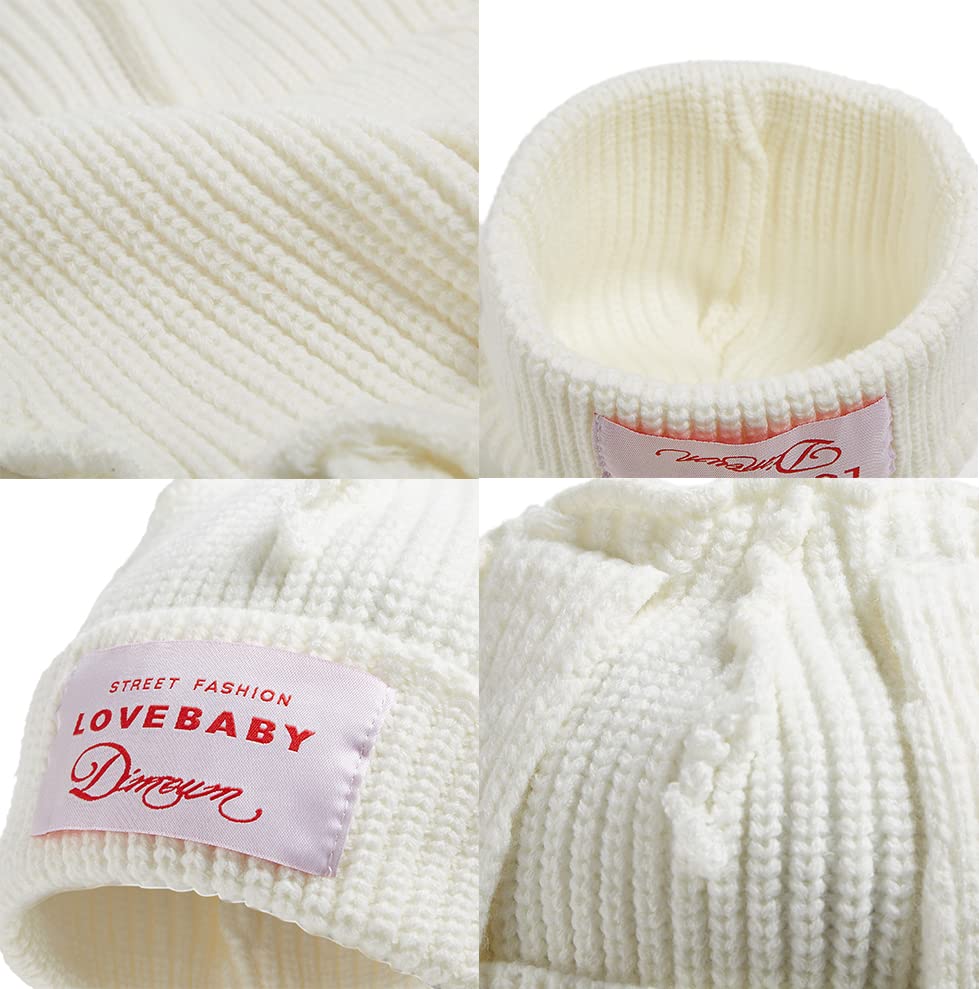 Kawaii Bunny Knit Cap for Winter Cosplay