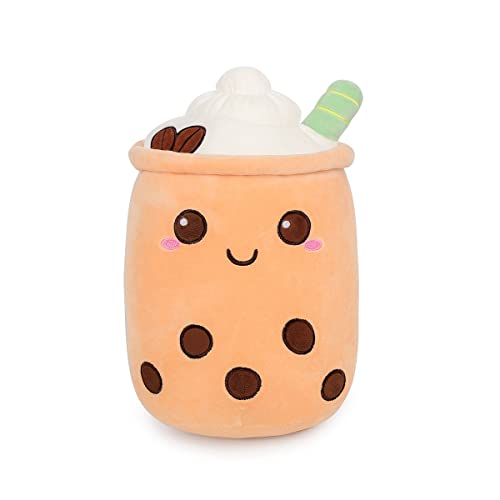 Kawaii Bubble Tea Plush Pillow - Soft & Huggable