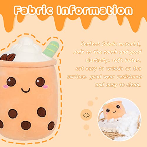 Kawaii Bubble Tea Plush Pillow - Soft & Huggable