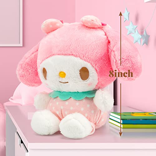 Cute 8-Inch Pink Strawberry Plush Toy