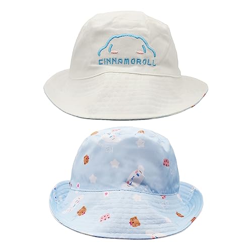 Reversible Kawaii Dog Bucket Hat for Summer Fun