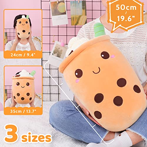 Kawaii Bubble Tea Plush Pillow - Soft & Huggable