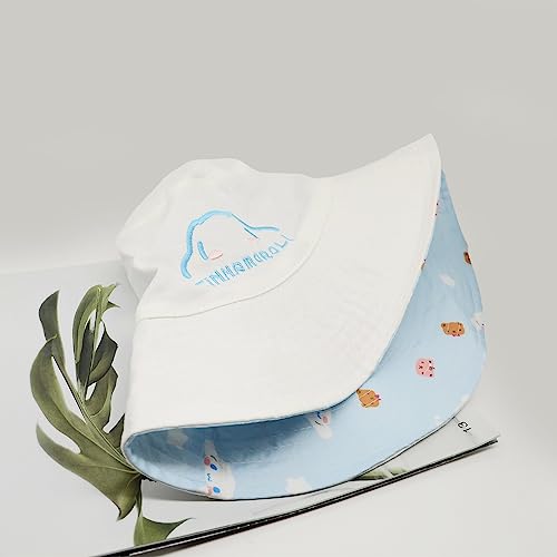 Reversible Kawaii Dog Bucket Hat for Summer Fun