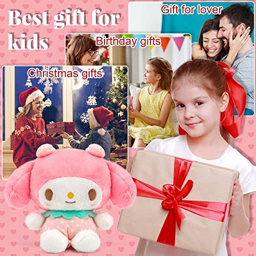 Cute 8-Inch Pink Strawberry Plush Toy