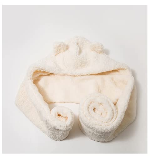 Kawaii Bear Ear Beanie and Scarf Set