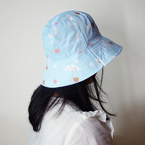 Reversible Kawaii Dog Bucket Hat for Summer Fun