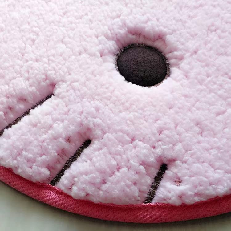 Kawaii Cartoon Kitten Plush Area Rug