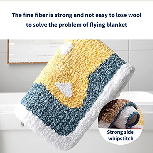Kawaii Cartoon Dog Plush Bathroom Rug Mat