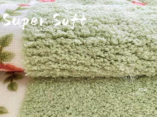 Kawaii Rose Plush Bath Mat for Cozy Spaces