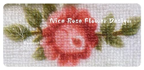 Kawaii Rose Plush Bath Mat for Cozy Spaces