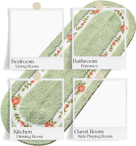 Kawaii Rose Plush Bath Mat for Cozy Spaces