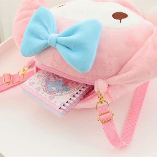 Kawaii Cartoon Plush Backpack for Girls