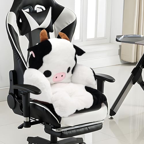 Kawaii Cow Plush Gaming Chair Cushion Pillow