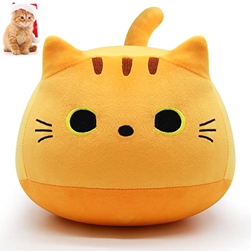 Kawaii Yellow Fat Cat Plush Pillow Toy