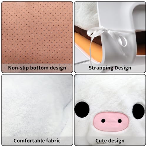 Kawaii Cow Plush Gaming Chair Cushion Pillow