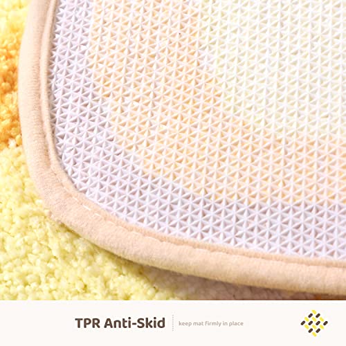 Kawaii Cat Toast Microfiber Bath Mat