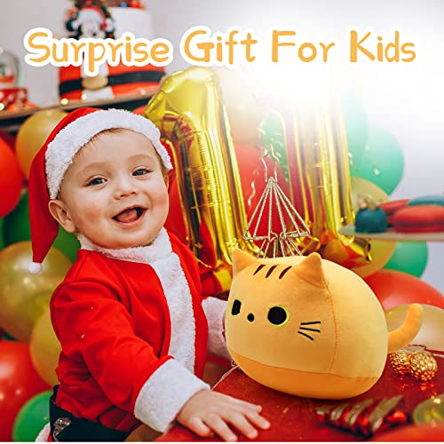 Kawaii Yellow Fat Cat Plush Pillow Toy