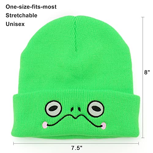 Kawaii Frog Beanie Hat - Soft & Adorable
