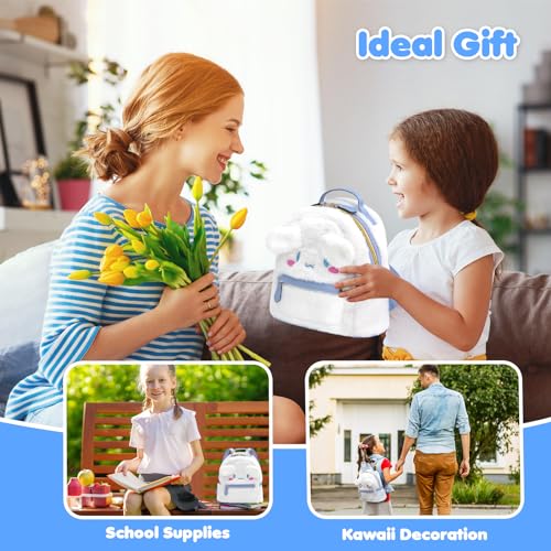 Kawaii Plush Backpack - Adorable Girls' Gift