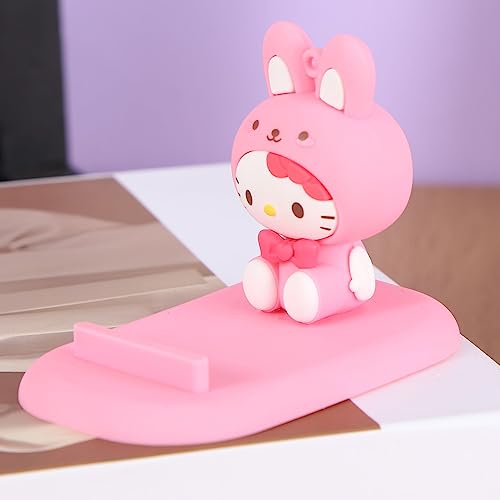 Kawaii Plush Phone Stand for Cute Desks