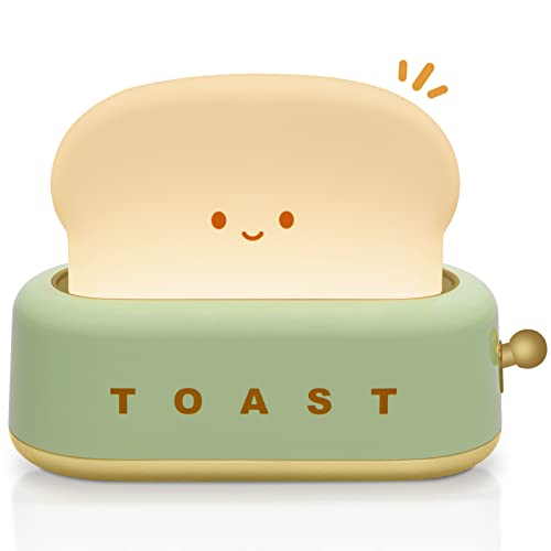 Kawaii Toast Lamp Night Light - Cute Desk Decor