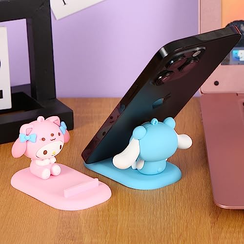 Kawaii Plush Phone Stand for Cute Desks
