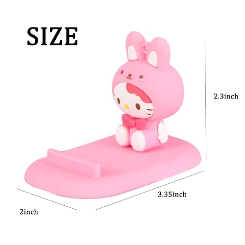Kawaii Plush Phone Stand for Cute Desks