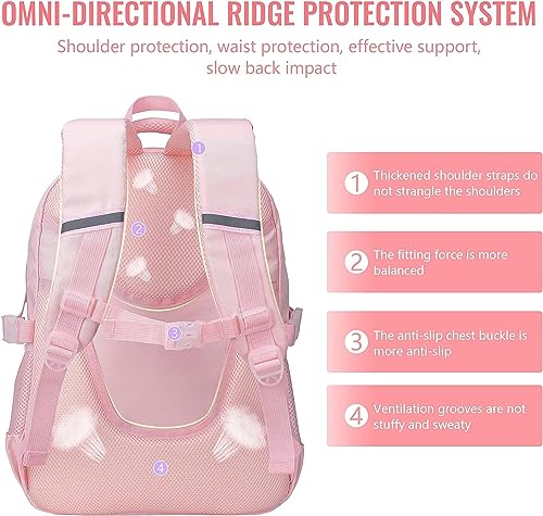Kawaii Pink Backpack for Girls - Cute Design