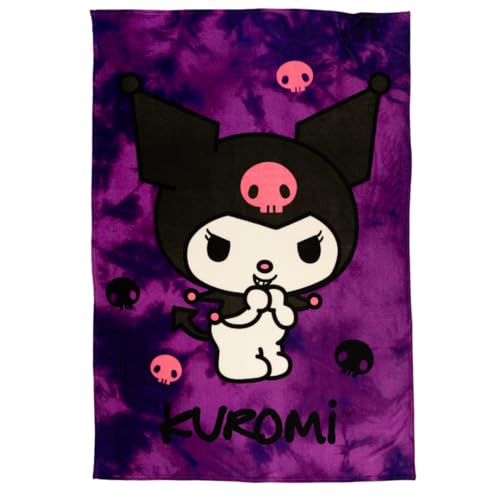 Kuromi Cozy Plush Blanket - Soft & Cuddly