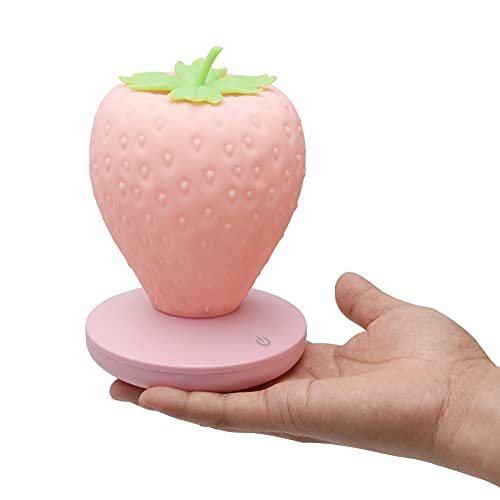 Kawaii Strawberry Night Light - Color Changing Lamp