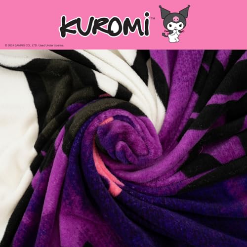 Kuromi Cozy Plush Blanket - Soft & Cuddly