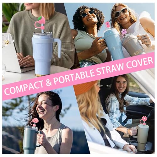 Kawaii Straw Caps for Stanley Tumblers & Cups