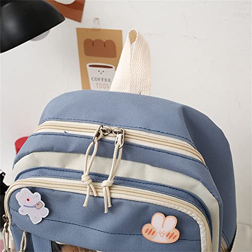 Cute Kawaii Backpack Set with Plush Accessories