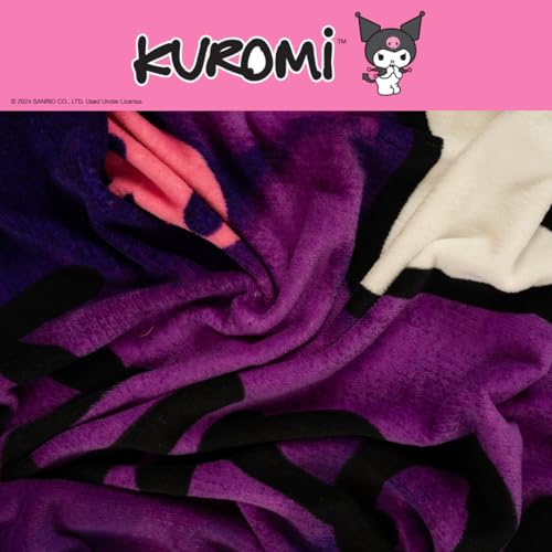 Kuromi Cozy Plush Blanket - Soft & Cuddly