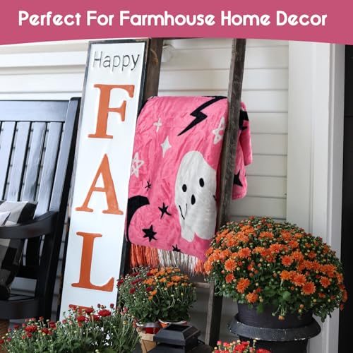 Cute Kawaii Ghost Skeleton Halloween Plush Blanket