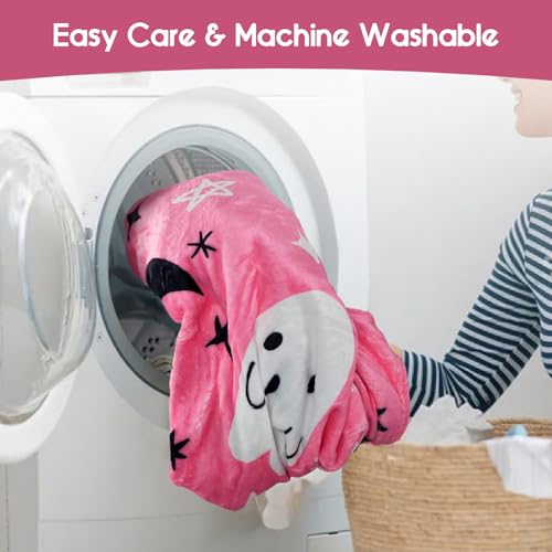 Cute Kawaii Ghost Skeleton Halloween Plush Blanket