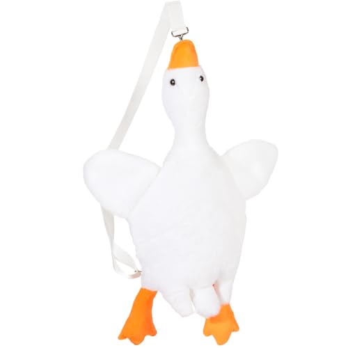 Kawaii Goose Plush Crossbody Bag for Girls