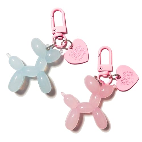 Kawaii Jelly Balloon Dog Keychain for Women