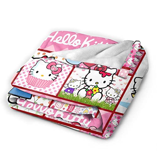 Cozy Kawaii Plush Fleece Throw Blanket 60"x50