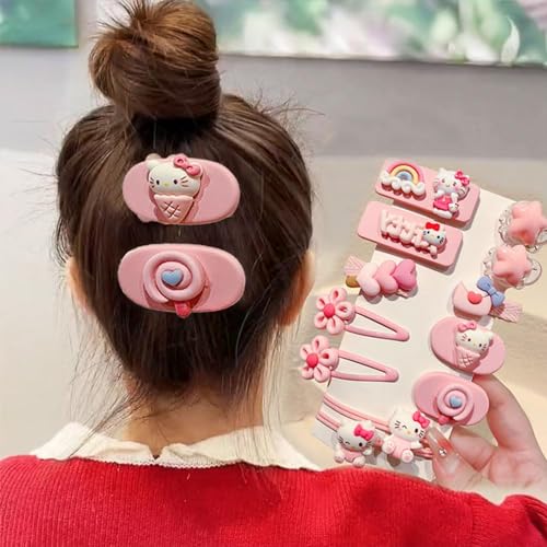 Cute Kawaii Hair Clips Set for Girls